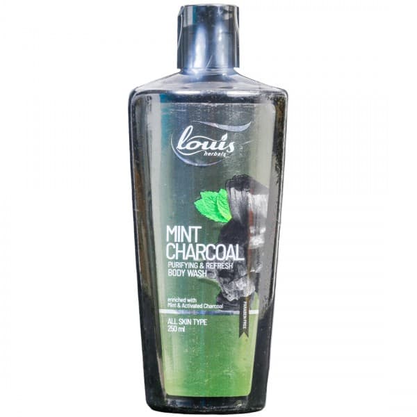 Louis Herbals Mint Charcoal Purifying & Refresh Body Wash 250 ml