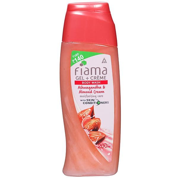 Fiama Ashwagandha & Almond Cream Body Wash (Off Rs 20) 200 ml