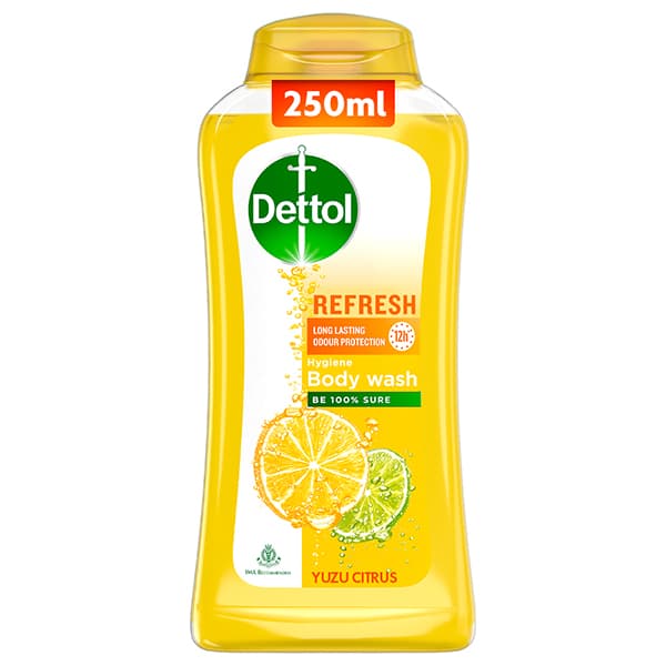 Dettol Hygiene Body Wash Refresh Yuzu Citrus 250 ml