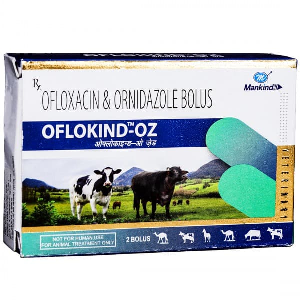 Oflokind OZ Veterinary Bolus (2 Bolus)