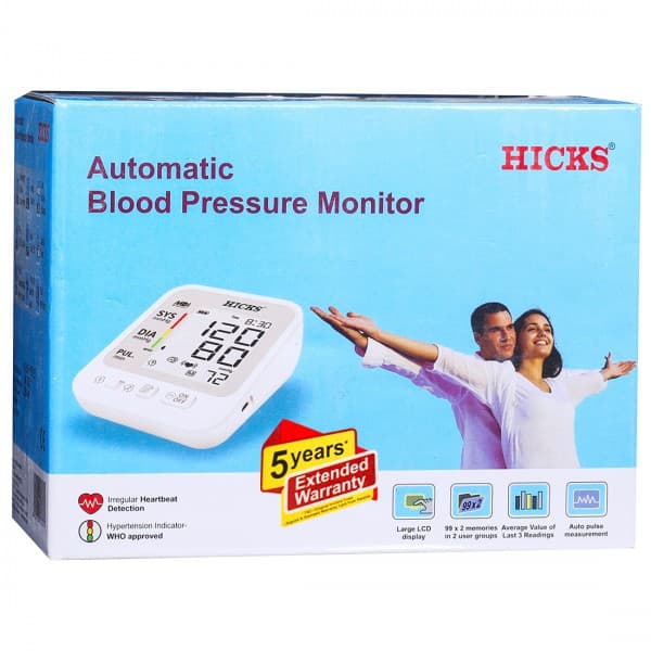 Hicks Automatic Blood Pressure Monitor with Memory N-850 Pack Of 1