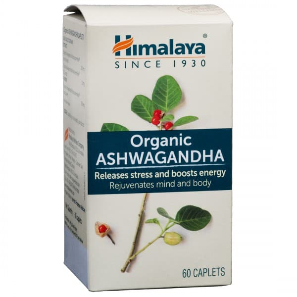 Himalaya Organic Ashwagandha 60 Caplets