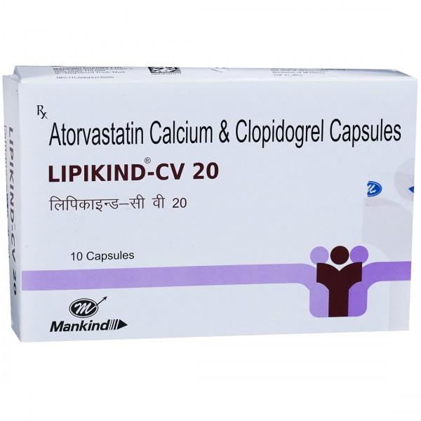 Lipikind CV 20 mg Capsule (10 Cap)