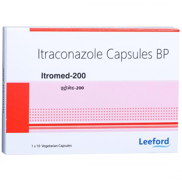 Itromed 200 mg Capsule (10 Cap)