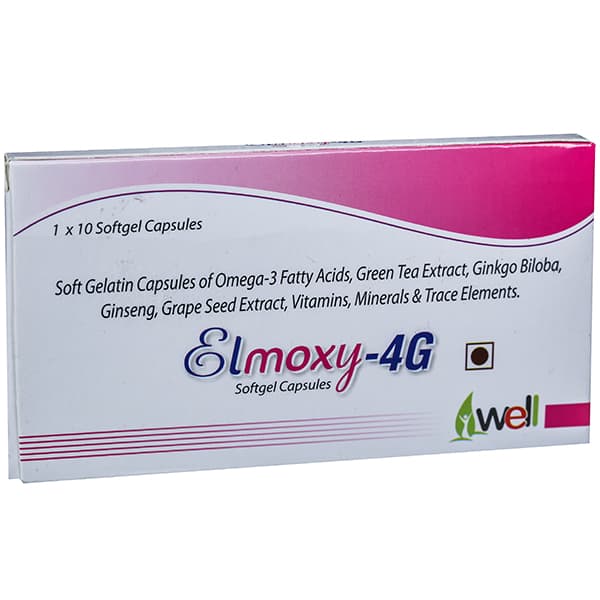 Elmoxy 4G 10 Softgel Capsules