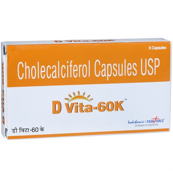 D Vita 60 K Capsule (8 Cap)