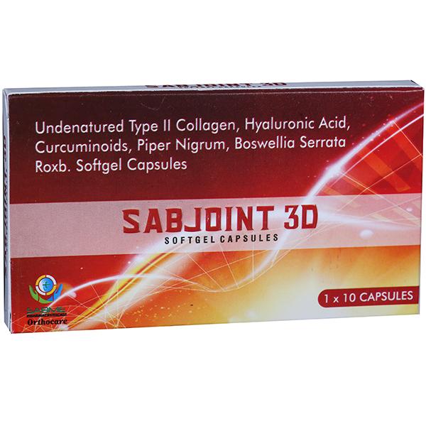 Sabjoint 3D 10 Softgel Capsules
