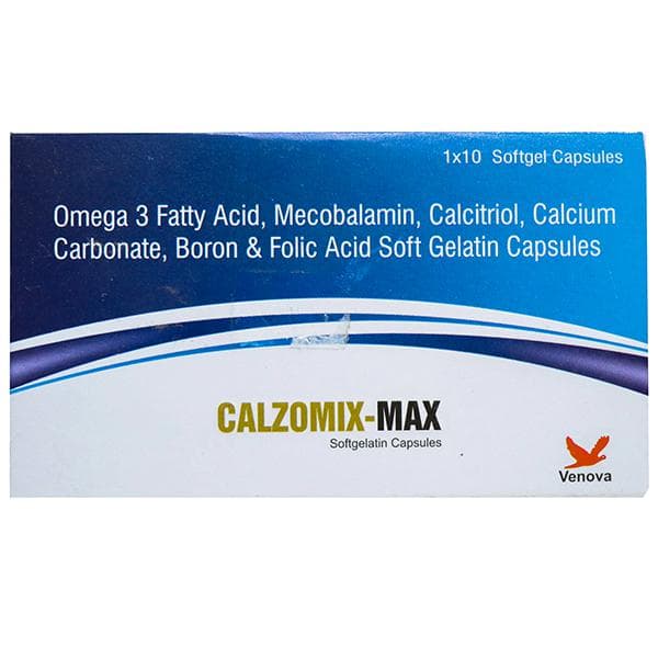Calzomix Max Softgelatin Capsule (10 Cap)