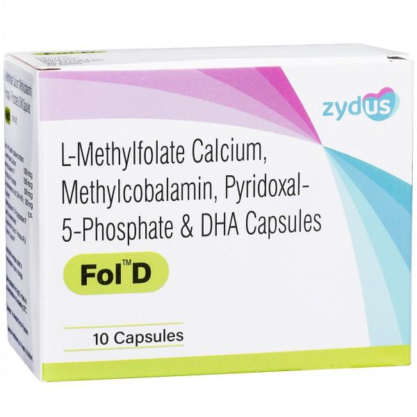 Fol D Softgel Capsule (10 Cap)