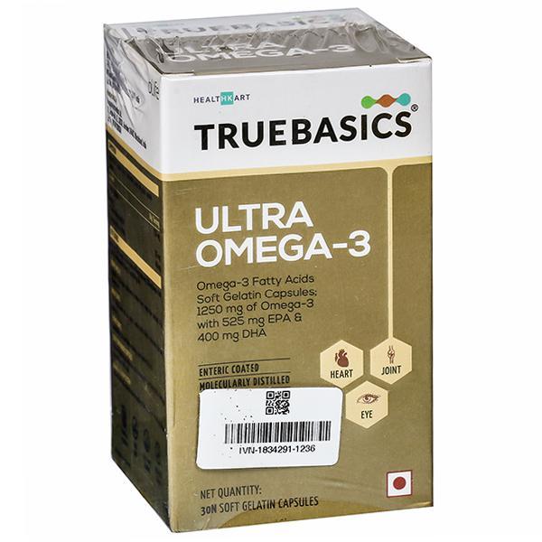 Truebasics Ultra Omega 3 30 Soft Gelatin Capsules