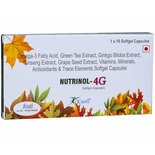 Nutrinol 4G 10 Softgel Capsules