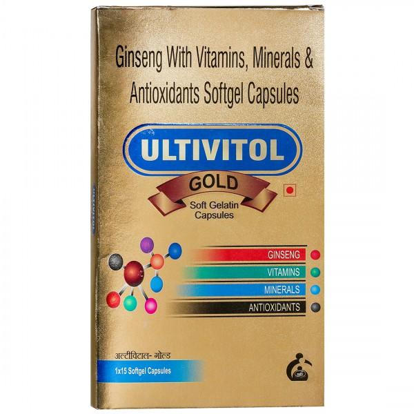 Ultivitol Gold 15 Soft Gelatin Capsules