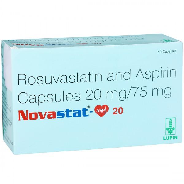 Novastat Asp 20 mg Capsule (10 Cap)