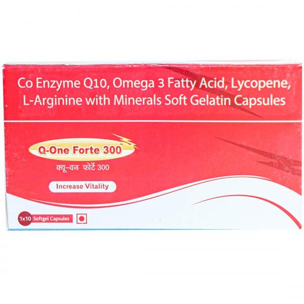 Q One Forte 300 10 Softgel Capsules