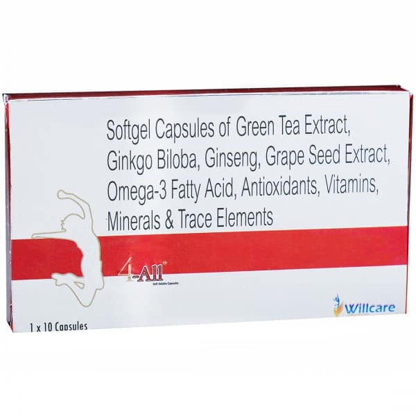 4 All Soft Gelatin Capsule (10 Cap)