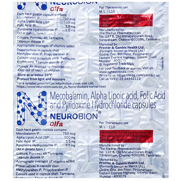 Neurobion Alfa Capsule (20 Cap)