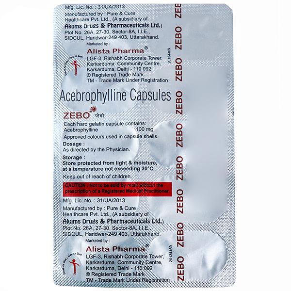 Zebo 100 mg Capsule (10 Cap)