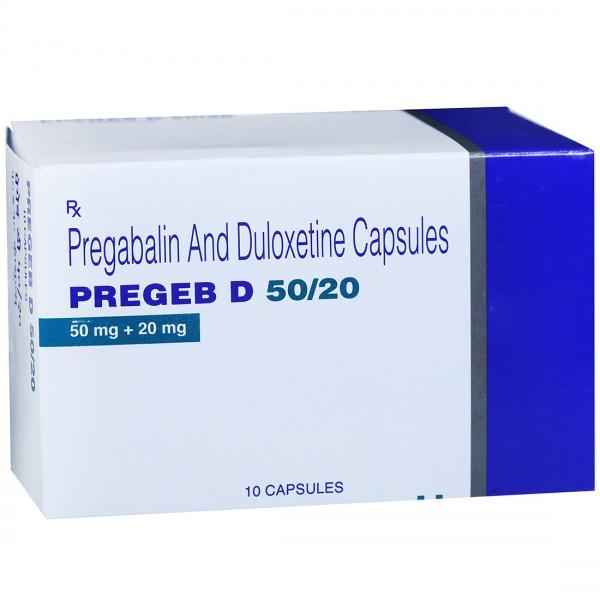 Pregeb D 50/20 mg Capsule (10 Cap)