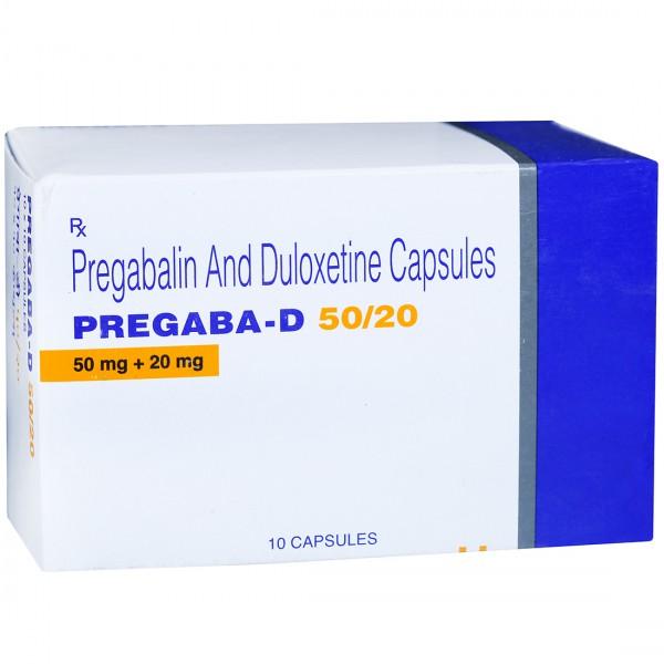 Pregaba D 50/20 mg Capsule (10 Cap)