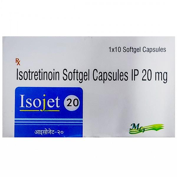 Isojet 20 mg Softgel Capsule (10 Cap)
