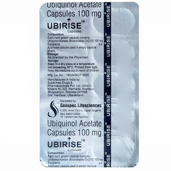 Ubirise 100 mg Capsule (10 Cap)