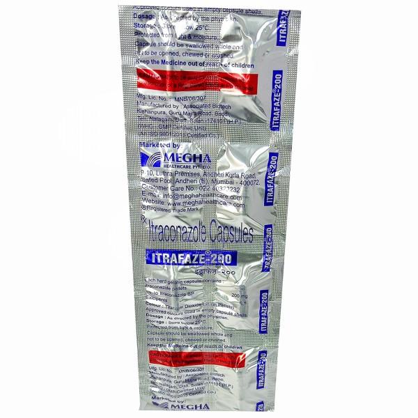 Itrafaze 200 mg Capsule (8 Cap)