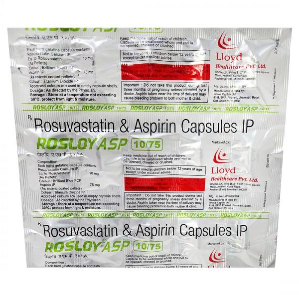 Rosloy ASP 10/75 mg Capsule (15 Cap)