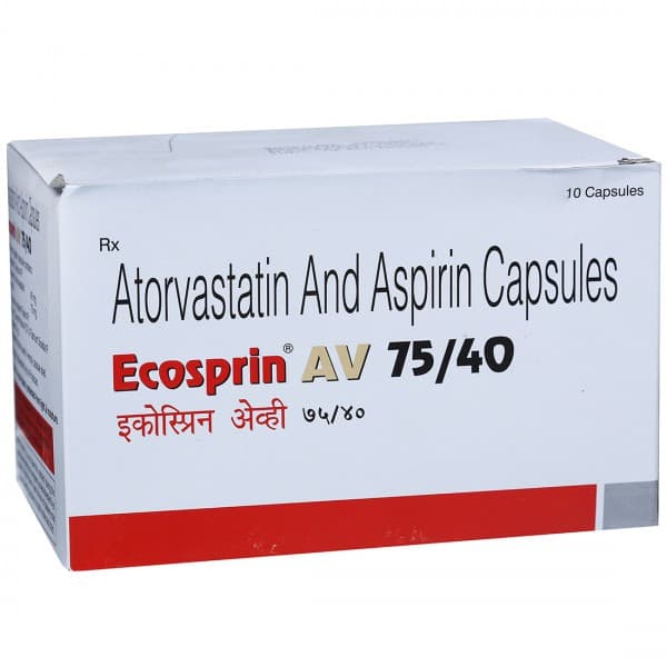 Ecosprin AV 75/40 mg Capsule (10 Cap)