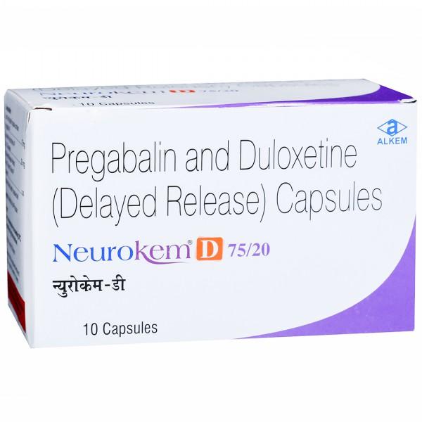 Neurokem D 75/20 mg Capsule (10 Cap)