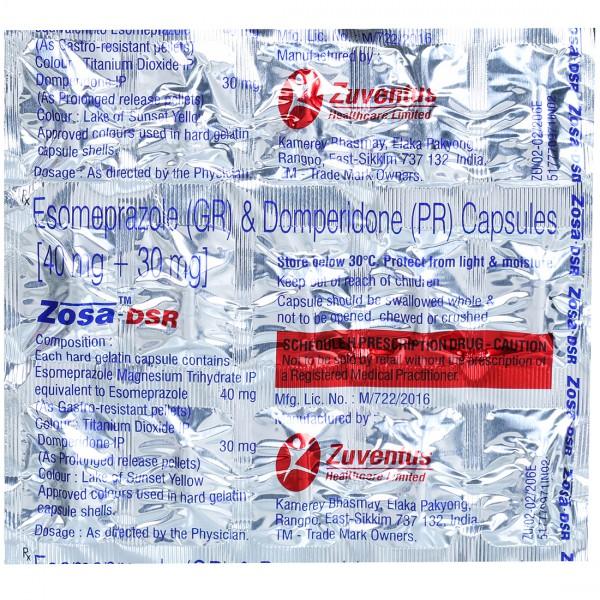 Zosa Dsr Capsule (15 Cap)