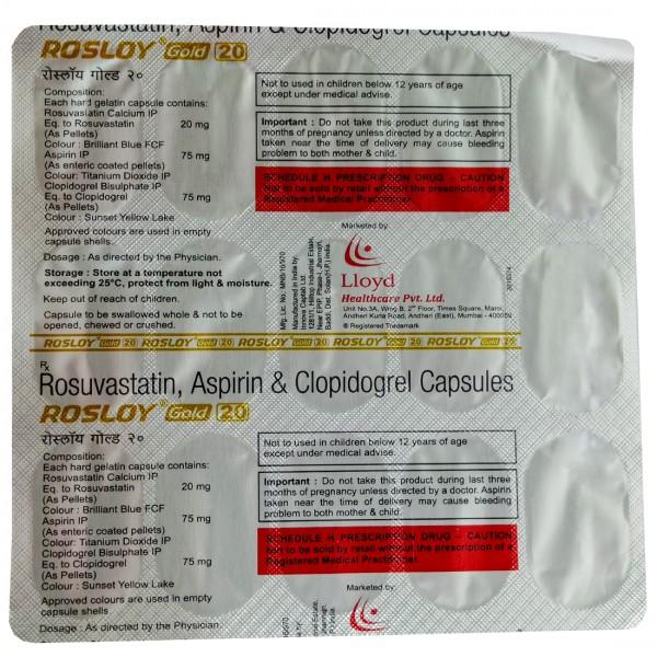 Rosloy Gold 20 mg Capsule (15 Cap)