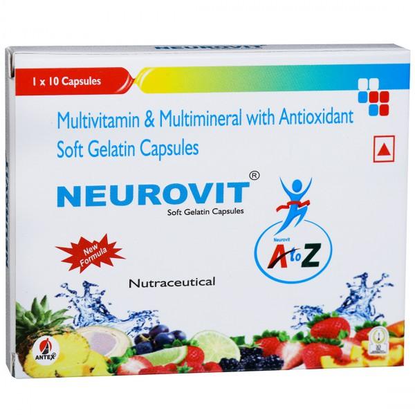 Neurovit A to Z 10 Soft Gelatin Capsules