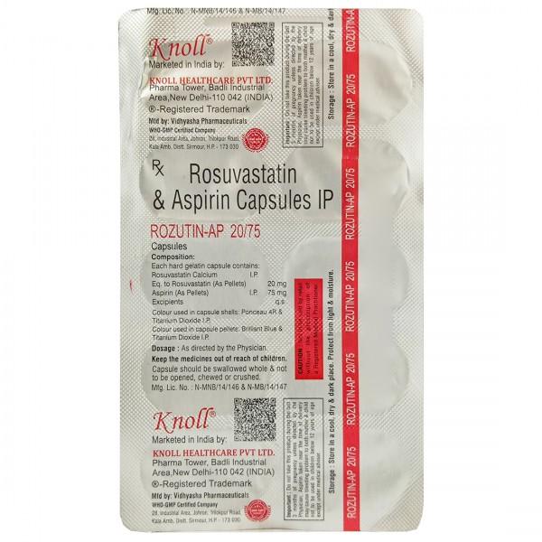 Rozutin AP 20/75 mg Capsule (10 Cap)