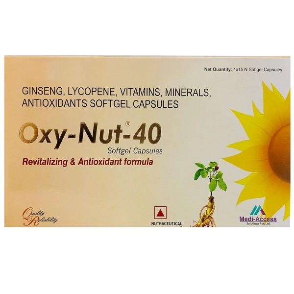 Oxy Nut 40 15 Softgel Capsules