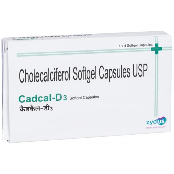 Cadcal D3 Softgel Capsule (4 Cap)