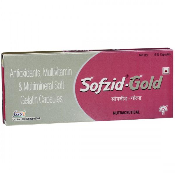 Sofzid Gold 15 Soft Gelatin Capsules