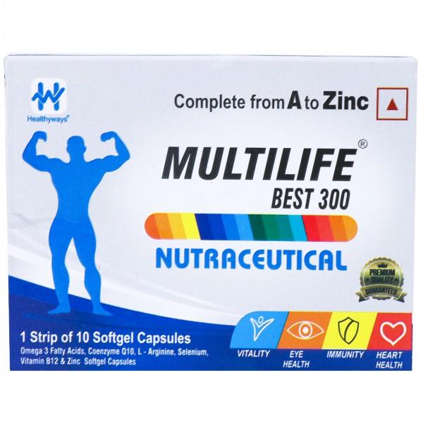 Multilife Best 300 10 Softgel Capsules