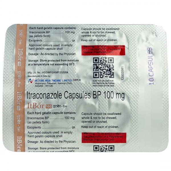 Itbor 100 mg Capsule (10 Cap)