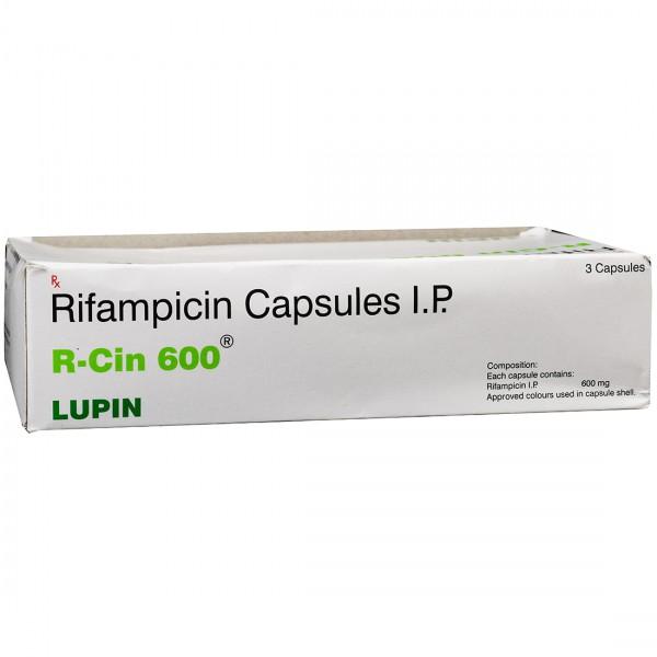R Cin 600 mg Capsule (3 Cap)