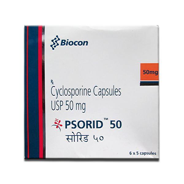 Psorid 50 mg Capsule (5 Cap)