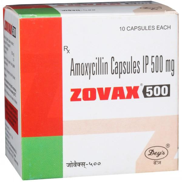 Zovax 500 mg Capsule (10 Cap)