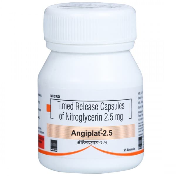 Angiplat 2.5 mg Capsule (25 Cap)
