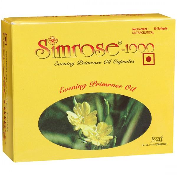 Simrose 1000 mg 10 Capsules
