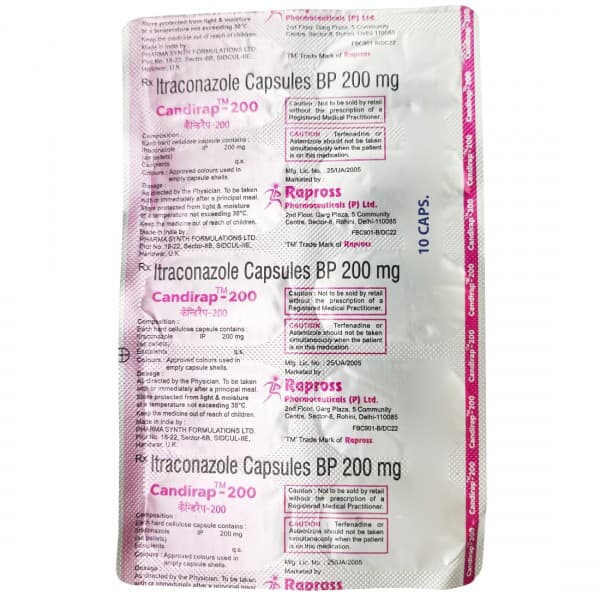 Candirap 200 mg Capsule (10 Cap)