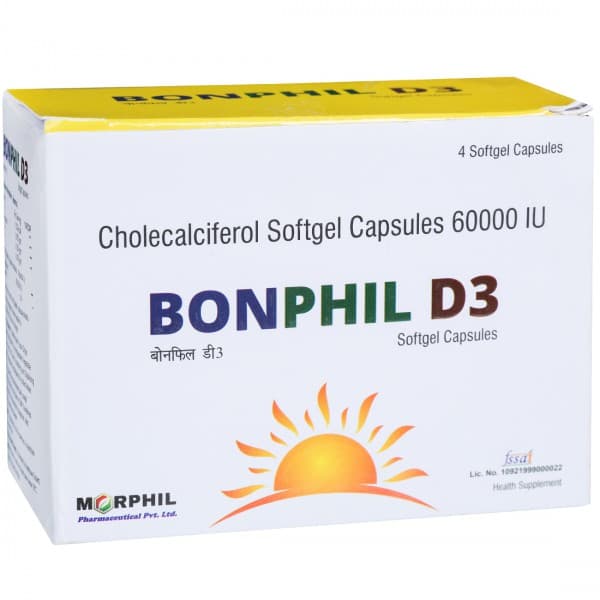 Bonphil D3 4 Softgel Capsules