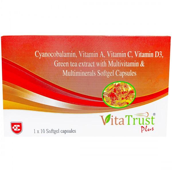 Vita Trust Plus 10 Softgel Capsules
