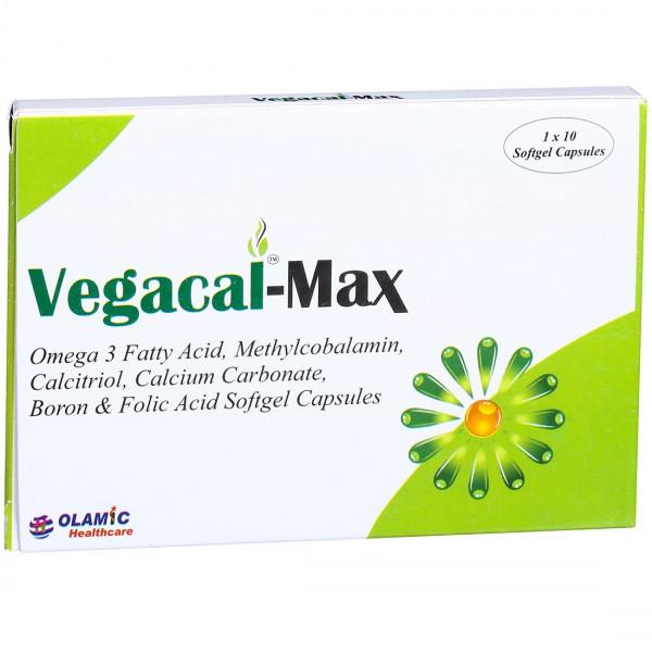 Vegacal Max 10 Softgel Capsules