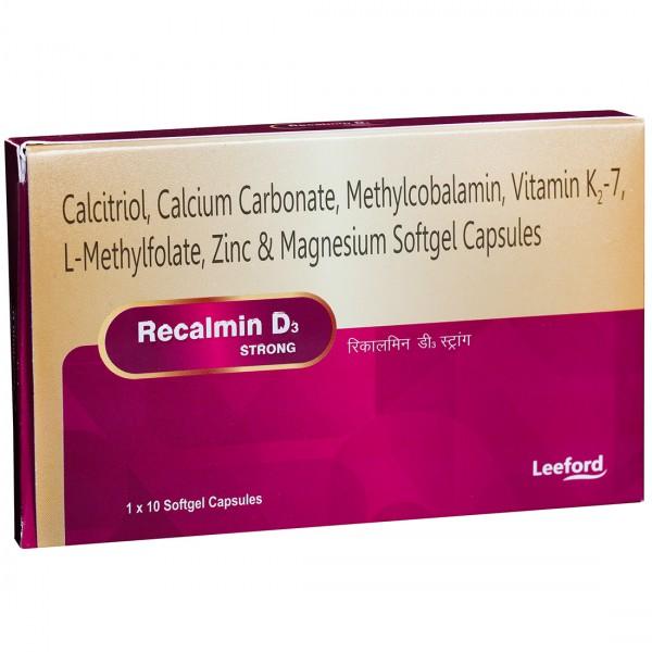 Recalmin D3 Strong Capsule (10 Cap)