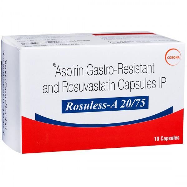 Rosuless A 20/75 mg Capsule (10 Cap)