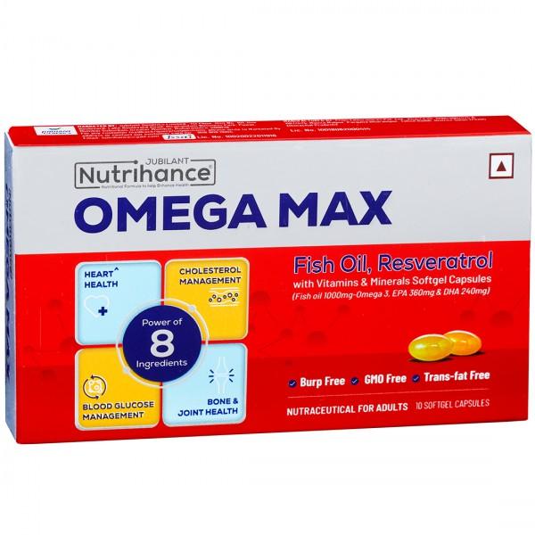 Omega Max 10 Softgel Capsules